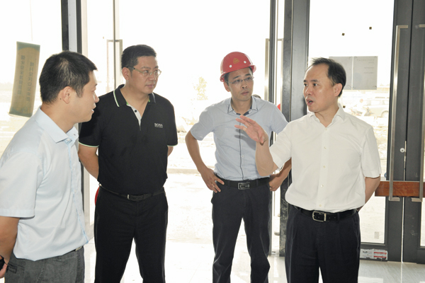 南通通州区领导调研伟德网页版 高新区新址